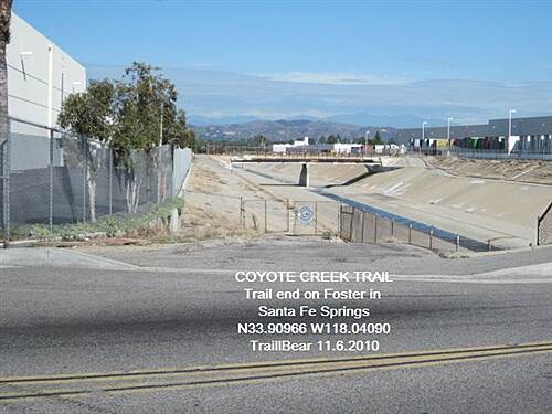 coyote creek bike trail map