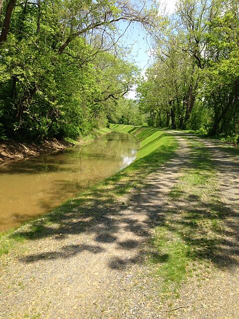 delaware canal bike trail map